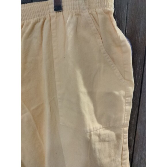 BFA Classics Women's Elastic Waist Canary Yellow Plus Size Pants 3x - Picture 8 of 10